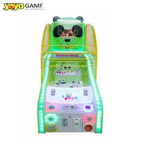 Machine d'arcade de basket-ball à monnayeur pour enfants <span class=keywords><strong>YOYO</strong></span> GAME YYG-KB01, design Mickey/Panda, construction en plastique et métal, garantie 1 an, pour 6 ans et plus, 2 joueurs - Product Image 1
