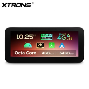 Xtrons 10.25 "เครื่องเล่นมัลติมีเดีย GPS รถยนต์แอนดรอยด์4 + 64GB สำหรับ Mercedes-Benz A-Class W176/GLA-Class X156/CLA-Class C117/G-Class W463 - Product Image 3