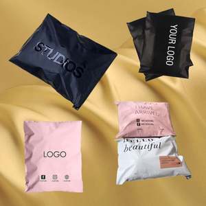 Enveloppes d'expédition personnalisées avec logo, 100 pièces, pochettes d'expédition, sacs d'expédition noirs et blancs, grands sacs d'expédition en polyéthylène pour vêtements avec motifs - Product Image 6