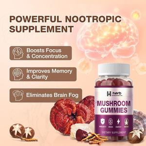 Gomitas de Hongos de Marca Privada OEM/ODM, Extracto Natural, Vitaminas de Apoyo Inmunológico, Suplemento de Melena de León para Adultos - Product Image 3