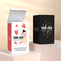 Caja de Cartón para Tabletas y Cápsulas Médicas con Logotipo Personalizado, Empaque de Papel para Medicamentos
