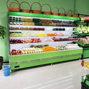 Réfrigérateur vertical de présentation, refroidisseur vertical à brancher pour boissons, légumes et fruits - Product Image 1