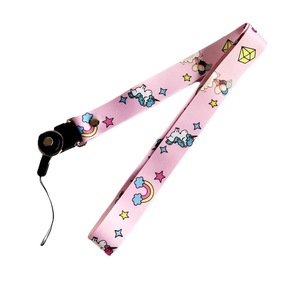 Custom Nylon Woven & Polyester Sublimation Lanyard Anime Teacher Printed Keychain Strap PVC Lanyard with Custom Logo