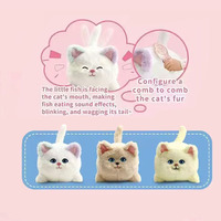 Jouets en peluche interactifs avec capteur tactile EPT SENSOR Cat, animaux en peluche, poupées en peluche douces, 4 couleurs, pour enfants de 2 à 7 ans, cadeau d'anniversaire