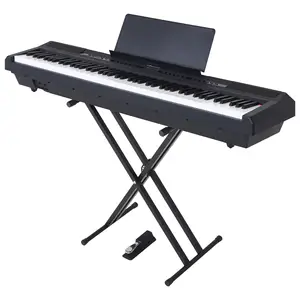 Toda venda quente 194 piano digital portátil 88 chave Ponderada de Tamanho Completo Teclado Bluetooth USB com MIDI