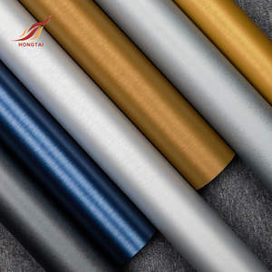 KW001 rouleaux de papier de contact argent chromé mat Caviosen autocollant de <span class=keywords><strong>film</strong></span> vinyle pvc autocollants métalliques brossés - Product Image 3