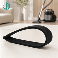 Éponge absorbante acoustique en mélamine noire haute densité, mousse d'isolation phonique pour la réduction du bruit de vibration des aspirateurs