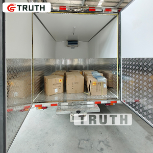 Truth Personalización Remolque cerrado Remolque de cámara fría Helado Cerveza Congelar Carne de res Semi remolque refrigerado a la venta - Product Image 2