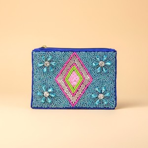 Pochette Miniature Perlée Faite Main de Qualité Supérieure pour Femme, Porte-Monnaie Décoratif avec Broderie de Perles Délicate pour Pièces de Monnaie, Billets, Cartes et Maquillage (Vente en Gros) - Product Image 1
