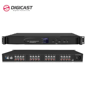 Sistema de TV analógica digital, DMB-6100C 16 CVBS en 1, salida CATV PAL NTSC, modulador de canal Ágil