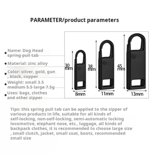 Extracteur de haute qualité mode détachable fermeture à glissière en métal utilisé pour #5 #8 #10 fermeture à glissière autres accessoires de vêtement - Product Image 4