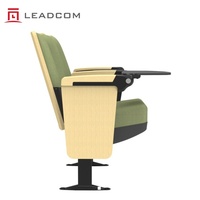 Chaise d'auditorium scolaire LEADCOM SEATING LS-13601W-301S avec tablette d'écriture rabattable, sièges fixes pour universités et écoles