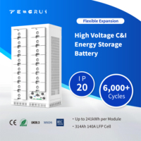 Batterie solaire LFP à prix d'usine, haute tension, installation facile, 160,76 kWh, flexible, réglable, montage sur rack, port de communication CAN RS485