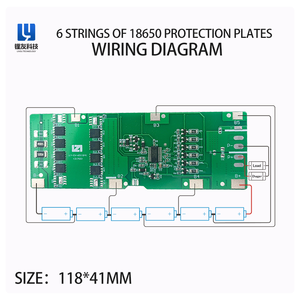 Placa de protección electrónica integrada <span class=keywords><strong>BMS</strong></span> <span class=keywords><strong>6S</strong></span> 10A 15A 20A <span class=keywords><strong>30A</strong></span> 22,2 V Proveedor al por mayor de productos PCBA para dispositivos electrónicos - Product Image 4