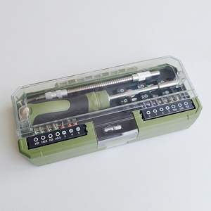 ชุดไขควงแบบมีด้ามจับ 43 ชิ้น ทำจากเหล็ก S2 พร้อมหัวไขควงแบบเมตริกและแกนยืดหยุ่น ชุดเครื่องมือซ่อมแซมบ้าน - Product Image 2