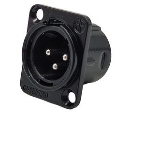 <span class=keywords><strong>Mini</strong></span> prise XLR 3 broches mâle/femelle noire à <span class=keywords><strong>souder</strong></span>, prise XLR femelle 3 broches à monter sur panneau, prise XLR mâle, connecteur audio 3 voies - Product Image 4