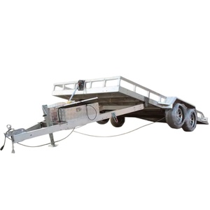 <span class=keywords><strong>Remolque</strong></span> de Plataforma Plana de Acero Doble Reforzado Q235, Sistema de Frenado Electrónico Hidráulico, Capacidad de 2500 kg <span class=keywords><strong>para</strong></span> ATV y Motocicletas - Product Image 2