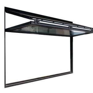 NFRC Diseño moderno Ventana plegable de aluminio con vidrio templado de doble acristalamiento para cocina Ventanas plegables de aluminio para hogares - Product Image 1