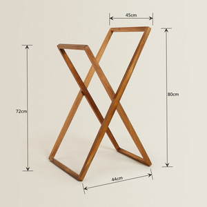 <span class=keywords><strong>Mueble</strong></span> de Exhibición, Estante Organizador de Ropa Moderno de Madera Plegable y Desmontable de Dos Niveles - Product Image 4