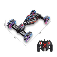 Voiture RC HTL 2.4G à commande gestuelle, voiture de cascade à torsion et distorsion, rotation à 360° double face, voiture jouet à conduite latérale pour enfants et adultes