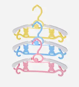 Joybos Verstelbare Kids Kleerhangers 10 Count Kinderen Hangers Dikke Duurzaam Plastic Kids Kleren Plank