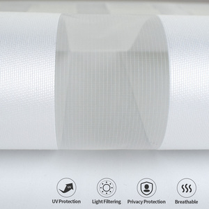 Persianas Zebra Eléctricas Automáticas Inteligentes de Poliéster Liso, Opacas, Modernas, para Ventana Francesa <span class=keywords><strong>con</strong></span> Tela de Poliéster - Product Image 2