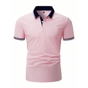 Camisa de polo de punto transpirable con estampado personalizado para hombre, camisa deportiva de golf informal de verano, venta al por mayor, opción en blanco disponible - Product Image 1