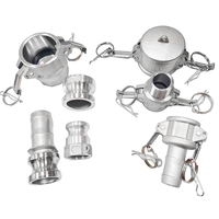 Bouchon anti-poussière Camlock de type DP en acier inoxydable 316, 1/2-8 pouces, 250 PSI, protecteur de prise pour applications marines, chimiques et offshore, OEM