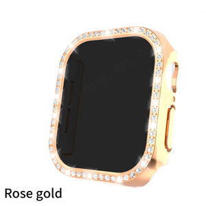 HUanlong PC เคสป้องกันรอยขีดข่วน, ฟิล์มกันรอยเจาะชุบเดียวสำหรับนาฬิกา Series10 42มม. 46มม. - Product Image 3