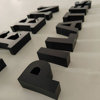 Signalétique commerciale personnalisée, enseigne murale extérieure en aluminium, enseigne en relief 3D, enseigne sans LED, plaque signalétique pour magasin