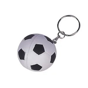 Mini Fußball Stress Ball PU Schaum quetschbare Fußball Stress abbau Schlüssel bund Spielzeug
