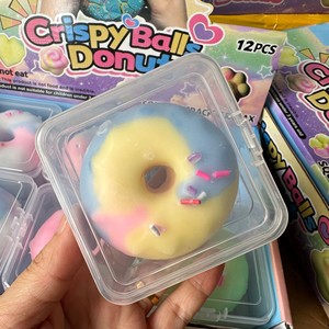 Juguete Antiestrés de Donut Crujiente en Oferta, Juguete Sensorial de Macaron y Chocolate Crujiente para Aliviar el Estrés - Product Image 4