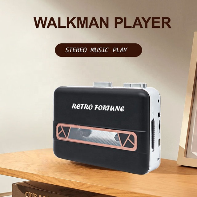Retro Fortune Custom Portable Cassette Recorder Player with Fm Am Radio Custom logo Walkman Cassette Player