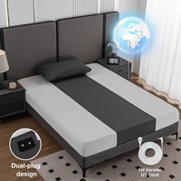 Sábanas de Cama Ajustables Suaves y Personalizadas, Antimicrobianas, Bordadas, con Conexión a Tierra, Individuales, 95% Algodón, Ecológicas, 400 Hilos, para Todas las Estaciones