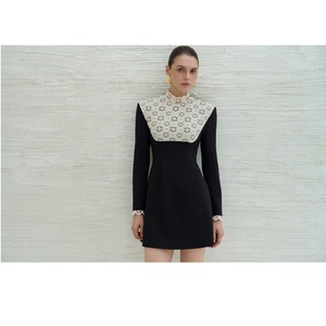 คอลเลคชั่นใหม่ 2025 ชุดเดรสหรูหรา ชุดเดรสสั้น NACII รุ่นใหม่ ผ้าลูกไม้คริสตัลทรงเอ แขนยาว ชุดเดรสผู้หญิงจากเวียดนาม - Product Image 2