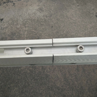Konektor Rel Surya Aluminium Grosir, Kit Penyambung Rel Surya Pemasangan Samping untuk Struktur Rak Pemasangan PV
