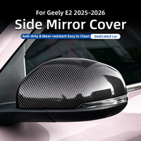 Coque de rétroviseur Geely EX2 Geely Xingyuan 2025 2026 aspect fibre de carbone, kit carrosserie ABS, accessoires de décoration extérieure