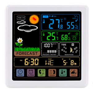 Toon Tijd Datum Week Maand Temperatuur En Vochtigheid Kalender Seizoen Maand Cognitie Klok. - Product Image 1