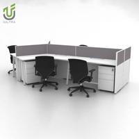IULTRA poste de travail de bureau en forme de V 1 2 3 4 6 places bureau bureau Triangle poste de travail de bureau