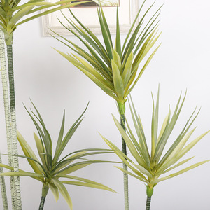 <b>Artificial</b> Agave Plant 1.3m 2-Pole 1.8m 3-Pole 2.2m 5-Pole High Simulation Palm <b>Tree</b> Decor For Home Outdoor Use - Product Image 3