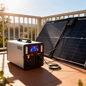มีสินค้าในสต็อก สถานีไฟฟ้าพกพา 300W 360Wh แบตเตอรี่ LiFePO4 ระบบ MPPT คลื่นไซน์บริสุทธิ์ ชาร์จพลังงานแสงอาทิตย์ 220V AC 18W USB Type-C 5W - Product Image 2