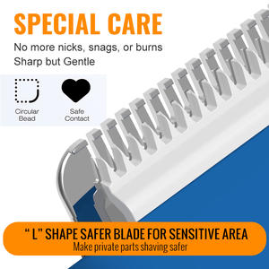 ماكينة حلاقة كروية للشعر مقاومة للماء قابلة لإعادة الشحن من CLIPCLEAN ، ماكينة حلاقة كروية للرجال ، ماكينة حلاقة كهربائية احترافية للجسم - Product Image 2