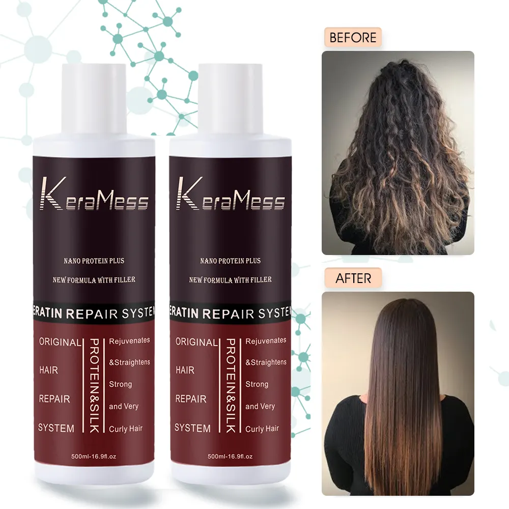 المهنية صالون KeraMess البرازيلي الانفجار تجانس معالجة الشعر بالكرياتين