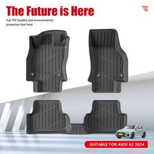 Nueva alfombrilla para el suelo del coche Custom Easy Clean Car Liners 3D TPE Car Mat impermeable antideslizante Floor Liners para <span class=keywords><strong>Audi</strong></span> <span class=keywords><strong>A3</strong></span> 2024 - Product Image 2