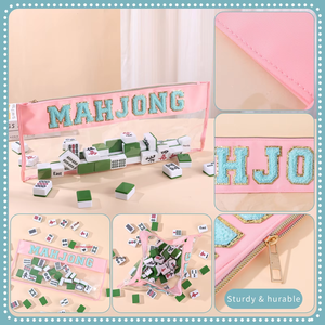 Bolso Mahjong Bordado con <span class=keywords><strong>Letras</strong></span> <span class=keywords><strong>de</strong></span> Alta Calidad, Diseño Moderno y Lujoso, Plegable, Ecológico, Portátil y Duradero - Product Image 6