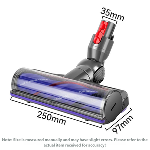 <span class=keywords><strong>Brosse</strong></span> à rouleaux électrique Binggoo pour aspirateurs <span class=keywords><strong>Dyson</strong></span> V7 V8 V10 V11 V15, tête de nettoyage à entraînement direct, <span class=keywords><strong>brosse</strong></span> <span class=keywords><strong>turbo</strong></span> pour sols - Product Image 4