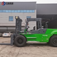16 Ton Outdoor Diesel Forklift Heavy Duty 16000kg Pneumatic Tire Forklift Truck for Lumber Yard Timber Forestry Handling