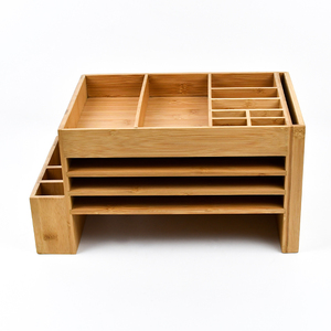 Wdf nhà máy bán buôn bằng gỗ bàn tổ chức văn phòng tập tin giá Bàn mặt hàng Tre bàn tổ chức cho văn phòng sử dụng - Product Image 4