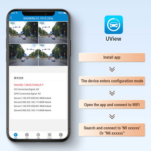Dashcam AI 4G LTE per Camion, Sistema di Gestione Flotte, Dash <span class=keywords><strong>Cam</strong></span> Cloud per Auto - Product Image 3