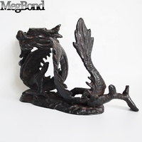 Figurine de dragon chinois antique en fonte pour la décoration de la maison et le Nouvel An chinois